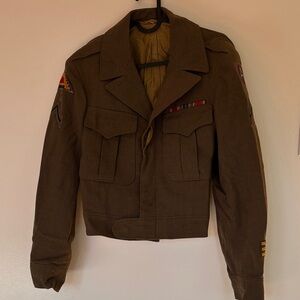 Men's Olive Military Field Jacket